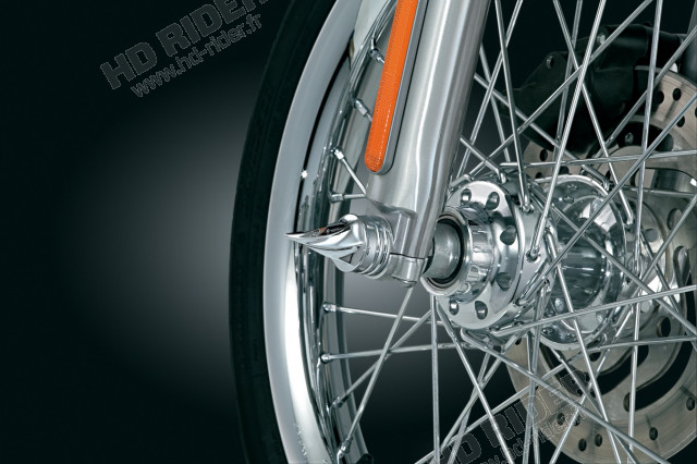Caches axe de roue - Touring/Dyna/Softail/Sportster/Super Glide/Wide Glide