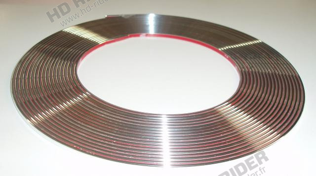 Jonc chromé plat 3.5 mm