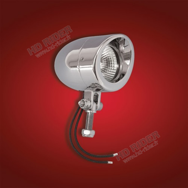 Mini feu halogène chromé 12V 50W