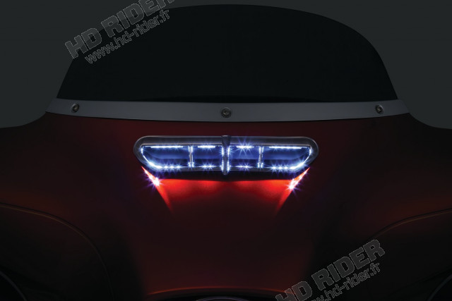 Chrome de ventilation lumineuse - Touring