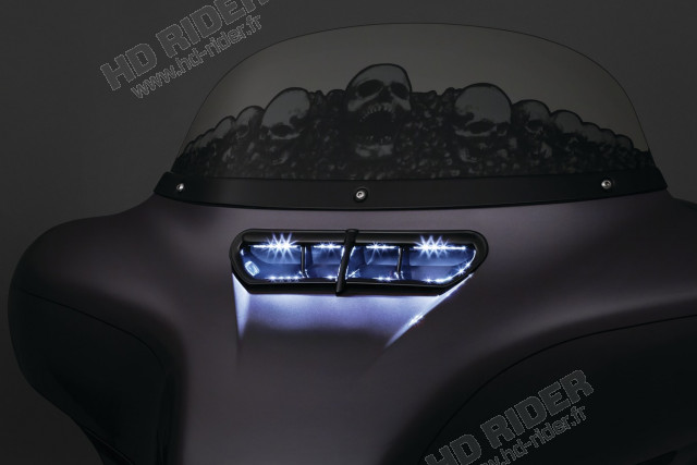 Chrome de ventilation lumineuse - Touring