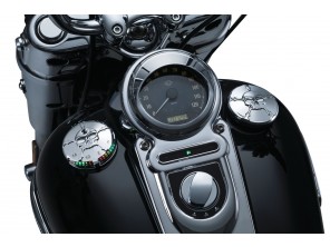 Bouchon de réservoir avec indicateur Zombie - Road King/Softail/Dyna/Freewheeler/FXR