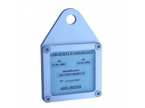Porte vignette assurance