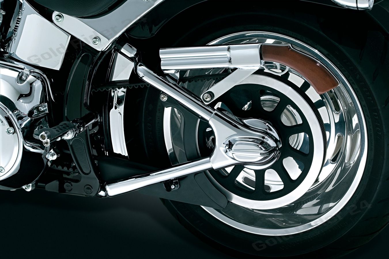 Chromes bras oscillant lumineux - Softail