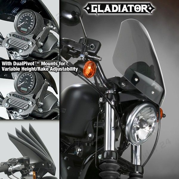 Pare-brise Gladiator - Sportster/Dyna