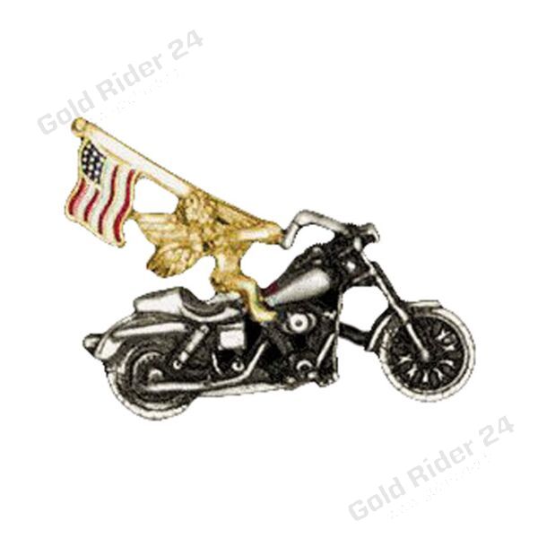Pin's "Angel flag bike"